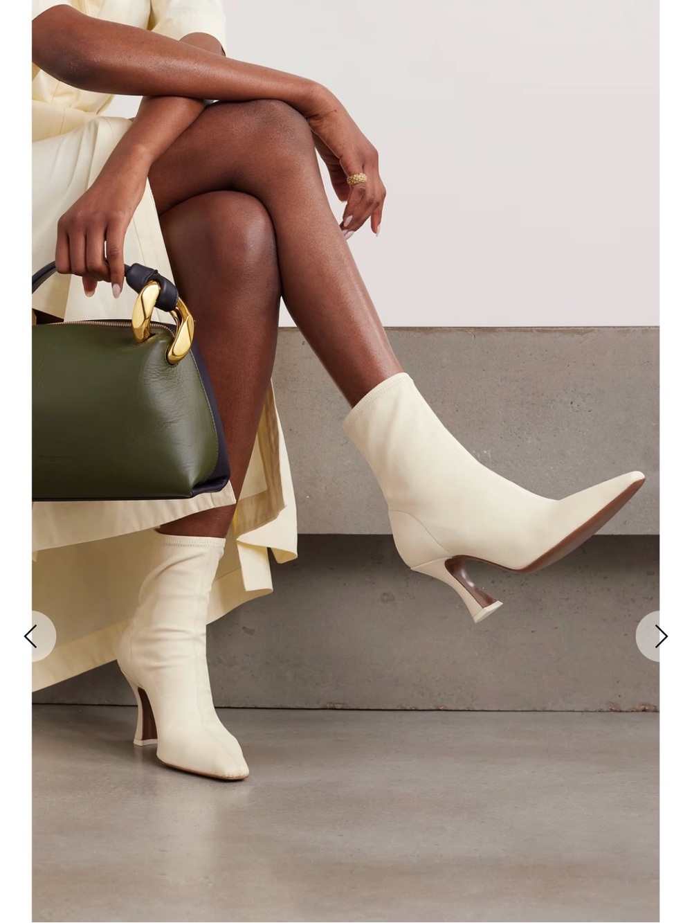 Neous Ran stretch-leather Ankle Boots 38